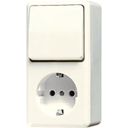 Jung - Schalter-/Steckdosenkombination SCHUKO-Steckdose 676 A 16A 250V