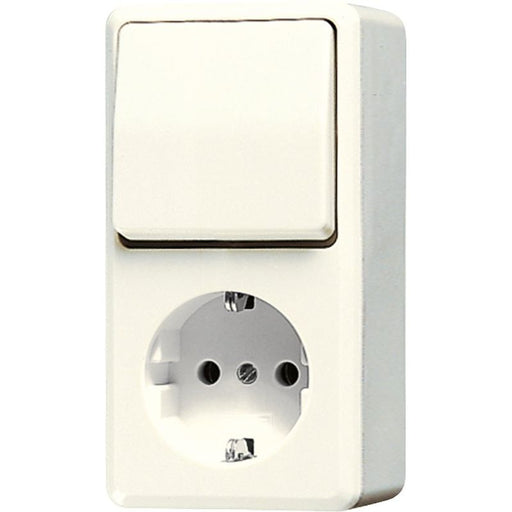 Jung - Schalter-/Steckdosenkombination SCHUKO-Steckdose 676 A 16A 250V