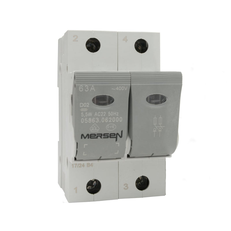 Mersen - D0-Sicherungslasttrennschalter Lasttrennschalter NEOZED 05862.063000 D02 63A/230/400V 2-p