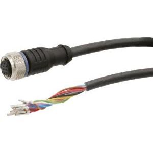 Ipf Electronic - Konfektioniertes Sensor-Aktor-Kabel Anschlussleitung, 2m, M12 VK200C25 Dose 12polig gerade