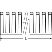 HellermannTyton - Verdrahtungskanal Kabelbündelhalter Heladuct Flex 40 schraubbar − 24 Stück