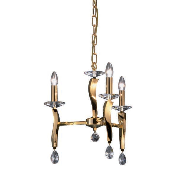 Brumberg Leuchten - Pendelleuchte Krone Girata 00859043 3Lp. E14/40W, gold