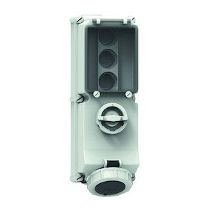 Bals Elektrotech - CEE-Steckdose abschaltbar, abgesichert (IEC 60309) Wandsteckdose abschaltbar 17022 verriegelt abgesich
