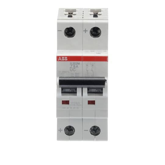 ABB Stotz S&amp;J - Leitungsschutzschalter Sicherungsautomat S202M-Z8UC 10 kA, 8 A, 2P  − 1 Stück
