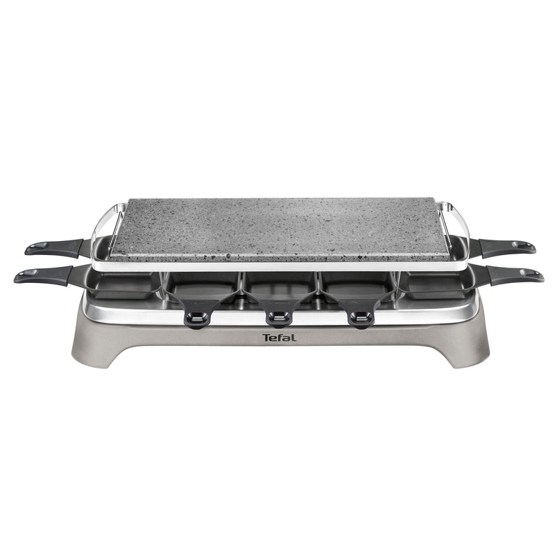 Tefal - Raclette Raclette-Grill PR457B Pierrade Vulkanstein − 2 Stück