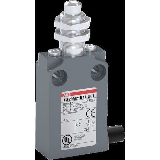 ABB Stotz S&J - Einzelpositionsschalter Kompakt-Pos.schalter LS20M21B11-U01 Metall-Gehäuse IP67