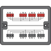 WAGO - Kompaktverteiler für steckbare Gebäudeinstallation Verteilerbox 899-631/311-000 230 V