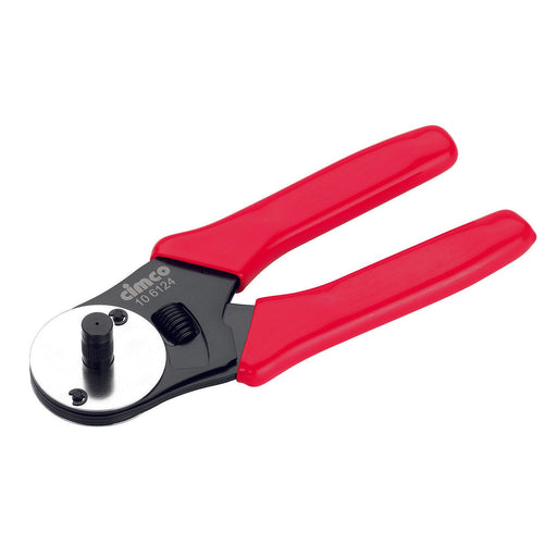 Cimco Werkzeuge - Presswerkzeug Kabelschuhe/Verbinder, Aderendhülsen, Schirmanschluss Crimpzange 106124 f. gedrehte Stecker