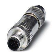 Phoenix Contact - Rundsteckverbinder, feldkonfektionierbar (Industriesteckverbinder) Bussystem-Steckverbinder SACC-M12MS-8Q SH Stecker gerade 8p