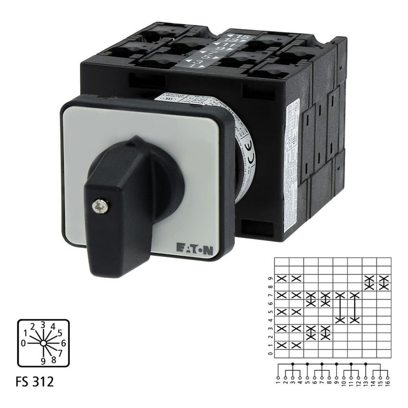 Eaton - Steuerschalter Codierschalter T3 32A T3-4-15602/E Einbau rastend