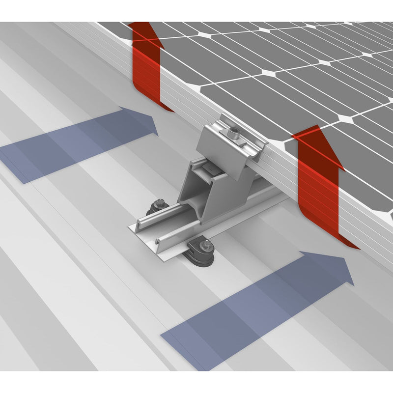 K2 - Photovoltaik-Verbindungs- und Befestigungselement Rail-Up Set 2003191