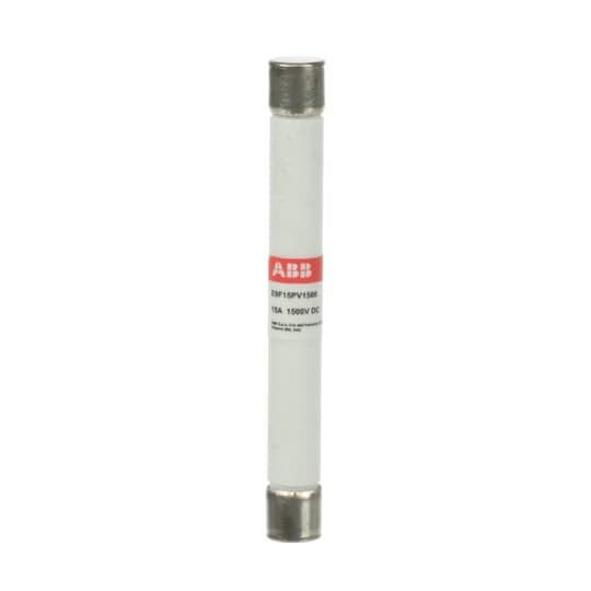 ABB Stotz S&J - Zylindrische Sicherung Sicherungen Photovoltaik E9F15 PV1500 bis 1500 VDC, 15A − 5 Stück