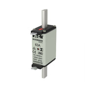 Eaton - Messersicherung Sicherungseinsatz Nieders. NH FUSE 63#63NHG01BI 63A AC 500V 120kA − 3 Stück