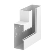 OBO Bettermann - Flachwinkel für Geräteeinbaukanal Flachwinkel GS-AFS90210RW steigend asymmetr
