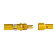 Harting - Kontakt für Industriesteckverbinder Crimpkontakt 09030006160 Löt/crimp 50Ohm − 100 Stück