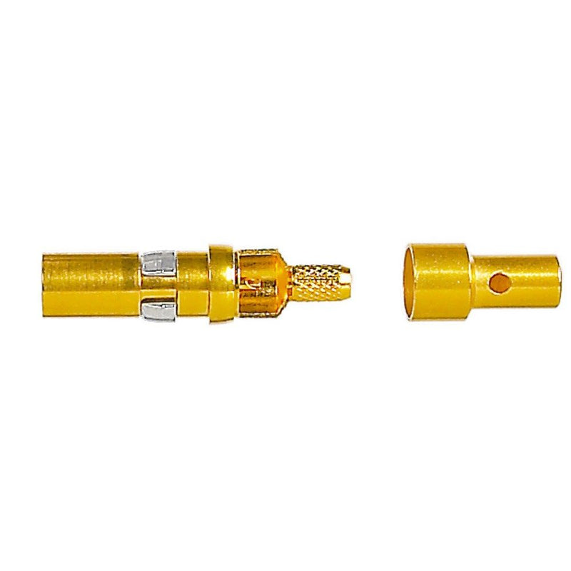 Harting - Kontakt für Industriesteckverbinder Crimpkontakt 09030006160 Löt/crimp 50Ohm − 100 Stück