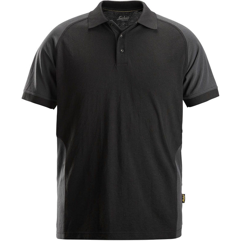 Snickers Workwear - Poloshirt 2-Farben Poloshirt 27500458006 L,schw-stahlg