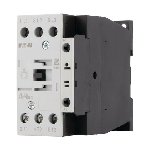 Eaton - Leistungsschütz zum Schalten von Wechselstrom Lampenlastschütz 400V 50Hz DILL18(400#104406 440V 60Hz 18A