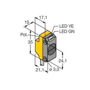 Turck - Einweg-Lichtschranke Opto-Sensor QS18VN6RB W/30 Einweglichtschranke