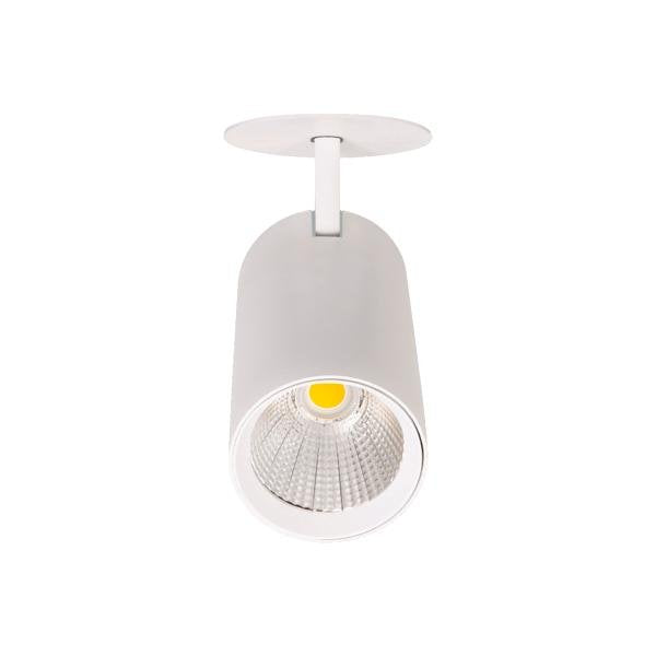 Brumberg Leuchten - Downlight/Strahler/Flutlicht LED-Halb-EB-Richtstrahler 88802185 230V, 20Gr., 3500K
