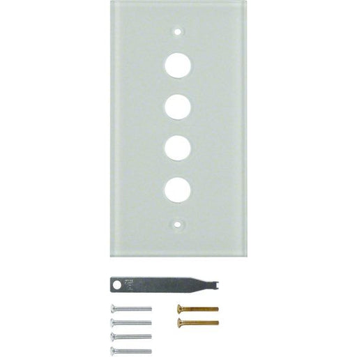 Berker - Abdeckrahmen Glasplatte 4fach 1394 − 1 Stück by Berker
