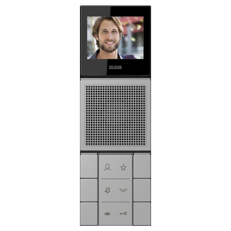 Jung - Innenstation für Türkommunikation SIB Video-Innenstation SI VI LC 627 204 LS 32012