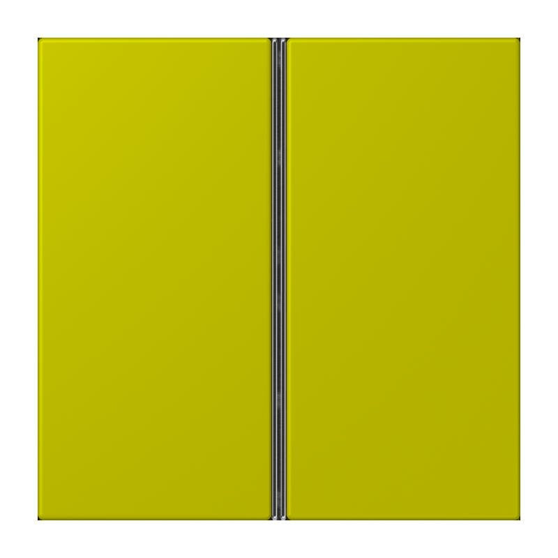Jung - Abdeckung/Bedienelement für Installationsschalterprogramme Tastensatz 2fach LC 402 TSA 249 vert olive vif