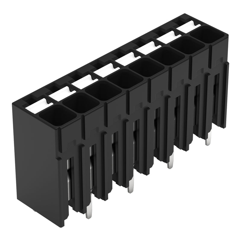 WAGO - Leiterplattenklemme THR-Leiterplattenklemme 2086-1128/300-000 Drücker,1,5mm²,sw − 108 Stück