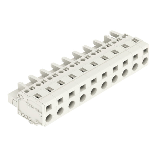 WAGO - Kabelsteckverbinder für Leiterplattensteckverbinder 1-Leiter-Federleiste 721-210/008-000 CAGECLAMP 2,5mm²,lgr − 25 Stück