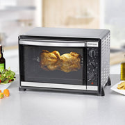 Rommelsbacher - Tischbackofen/Backgrill Kleinbackofen BG 1805/E 42l 1800W Uml+Drehsp