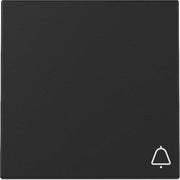 Gira - Abdeckung/Bedienelement für Installationsschalterprogramme Wippe Symb. Klingel 3286005 Schwarz m