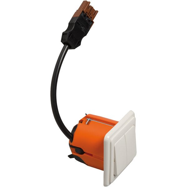 Peha - Installationsschalter Socketline Connect DLD D80.517/671.02WN30LD Geräte-Kombi, rws