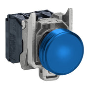 Schneider Electric - Leuchtmelder, Komplettgerät Leuchtmelder, rund XB4BVB6EX IP65, Schraubkl