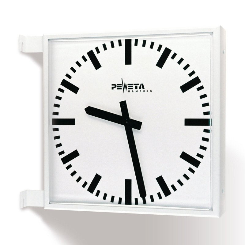 Peweta - Uhr Außenuhr quadrat. 85.762.822 842x842mm