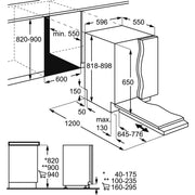 Electrolux AEG MDA - Geschirrspüler EB-Geschirrspüler CARAT FSB5361CZ Serie5