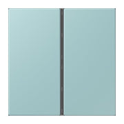 Jung - Abdeckung/Bedienelement für Installationsschalterprogramme Tastensatz 2fach LC 402 TSA 214 ceruleen clair