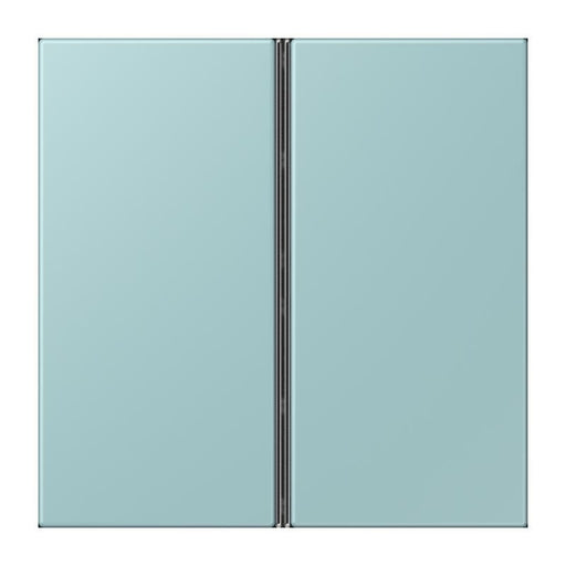 Jung - Abdeckung/Bedienelement für Installationsschalterprogramme Tastensatz 2fach LC 402 TSA 214 ceruleen clair
