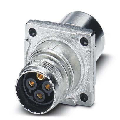 Phoenix Contact - Rundsteckverbinder, feldkonfektionierbar (Industriesteckverbinder) Wanddurchführung ST-3ES1N8ACK02S