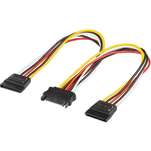 Goobay - PC-Kabel PC Y Stromkabel/Stromadap. 95114 2xSATA-Steck/Bu-Std
