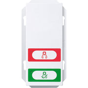 Merten - Zentralelement Klinikinstallation Zimmermodul aws/gl MEG4852-0325 Ruf-/Abstelltaster