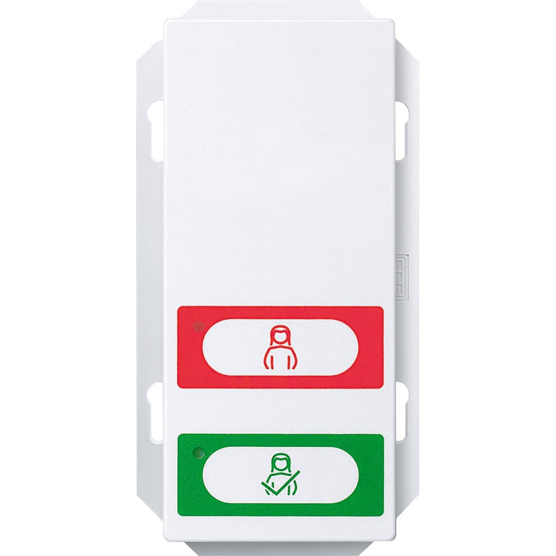 Merten - Zentralelement Klinikinstallation Zimmermodul aws/gl MEG4852-0325 Ruf-/Abstelltaster
