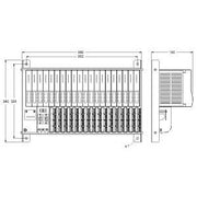 Turck - Rundsteckverbinder, feldkonfektionierbar (Industriesteckverbinder) Modulträger MT16-3G excomZone-1-Modulträ