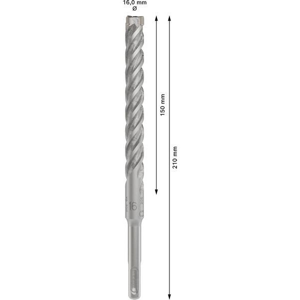 Bosch - Bohrer PRO SDS plus-5X 2608833825 Hammerbohrer 16 x