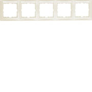 Berker - Abdeckrahmen Rahmen 10258912 5-f., m.Beschr.-Feld