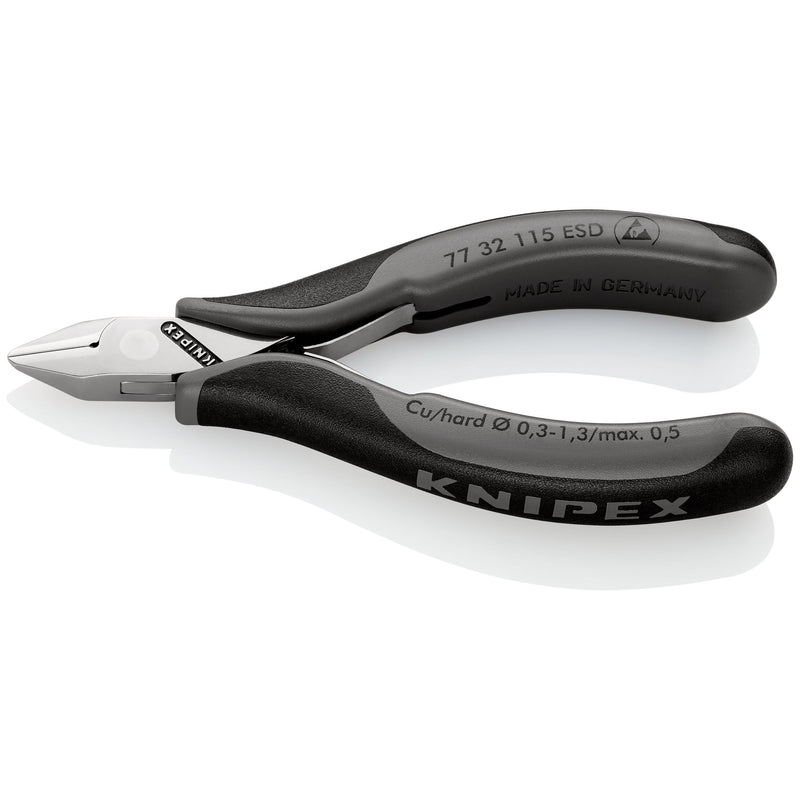 Knipex - Seitenschneider Elektronik-Seitenschneider 77 32 115 ESD ESD, 115mm