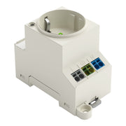 WAGO - Steckdose Reiheneinbau Schaltschrank-Steckdose 709-581 Schutzk.m.LED-Status