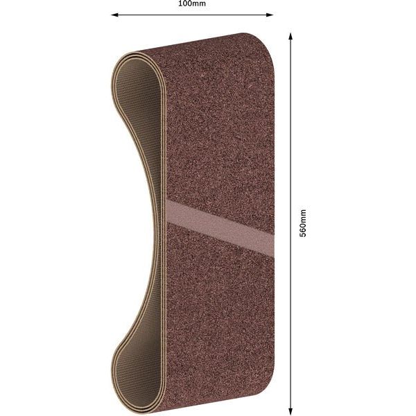 Bosch - Schleifpapier/Schleifvlies PRO X440 Schleifband, 100 2608606114 x 560 mm G60 3-tlg