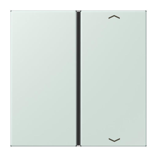 Jung - Abdeckung/Bedienelement für Installationsschalterprogramme Taste 1fach m. Pfeilsymb. LC 401 TSAP 215 ceruleen pale