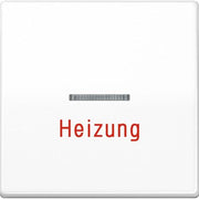 Jung - Abdeckung/Bedienelement für Installationsschalterprogramme Wippe Aufs.Heizung/Notsch. AS 591 H WW für beleuchtb.Taster