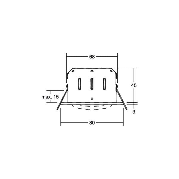 Brumberg Leuchten - Downlight/Strahler/Flutlicht LED-Einbaustrahler 12293643 350mA 3000K titan